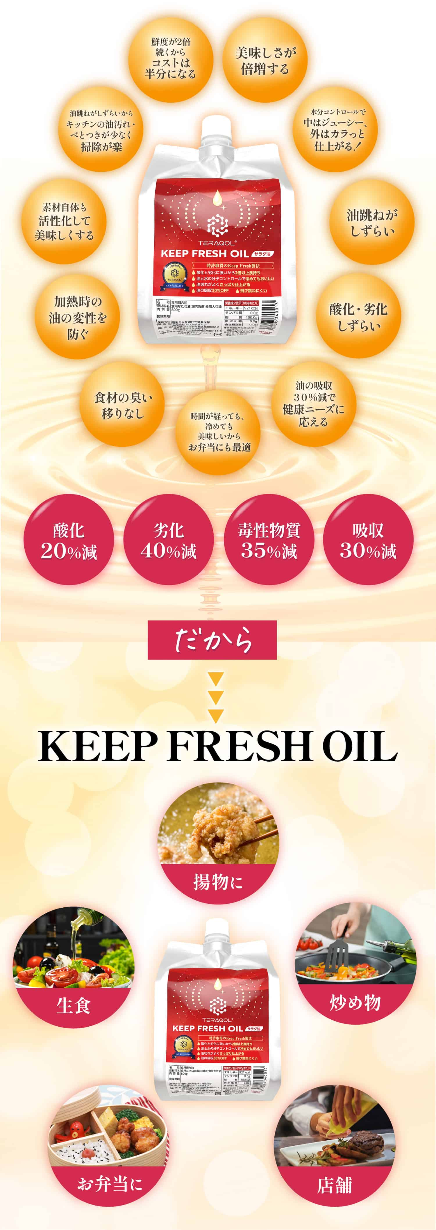 KEEP FRESH OIL